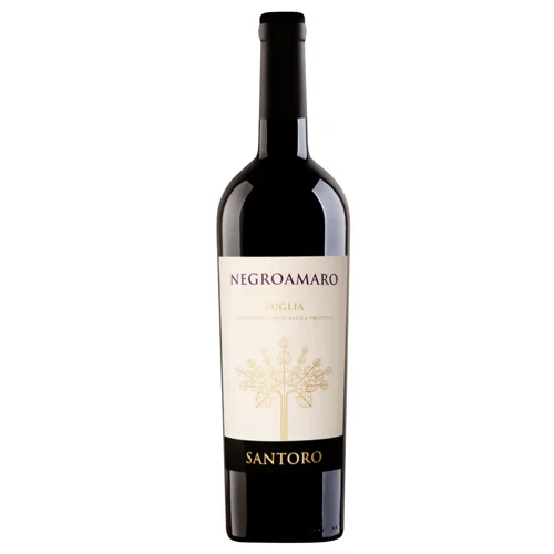 Вино Santoro Negroamaro IGP Puglia червоне сухе 12,5% 0,75л