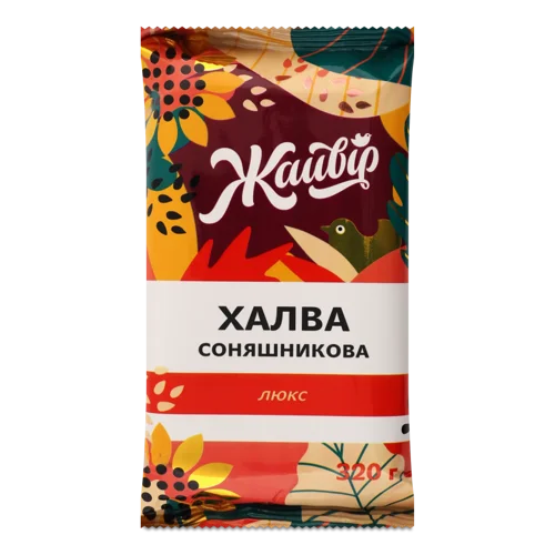 Халва Соняшникова Вищого Ґатунку Люкс, м/у 320г