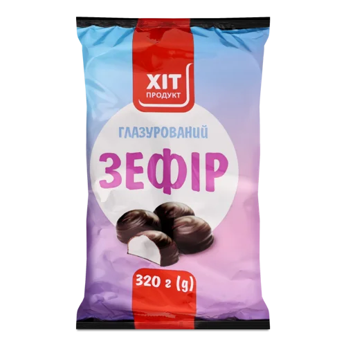 Зефір Глазурований Вищого Ґатунку, 320г