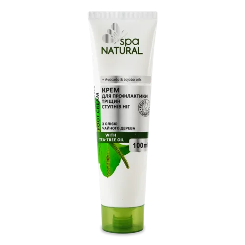 Крем для ніг Natural Spa проти тріщин ступнів