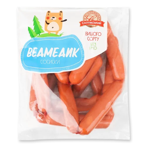Сосиски Варені Ведмедик Салтівський М'ясокомбінат, кг