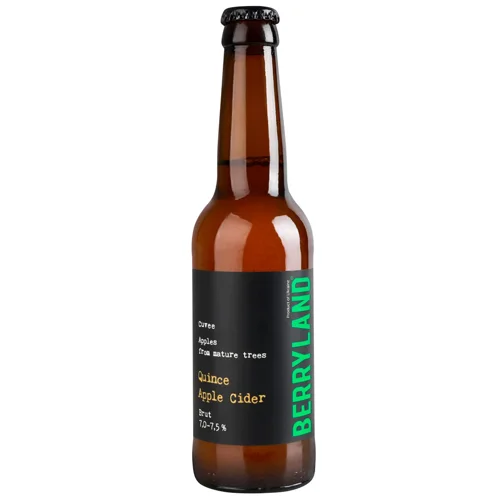 Сидр Berryland с айвой брют 7-7,5% 0,33л