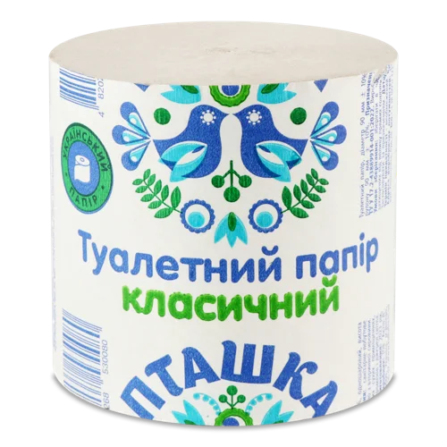 Туалетний Папір Одношаровий Класичний Пташка, 1шт