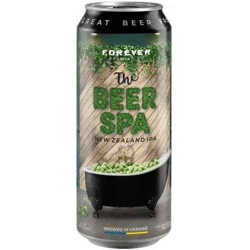 Пиво Forever The Beer Spa світле нефільтроване 6% 0,5л