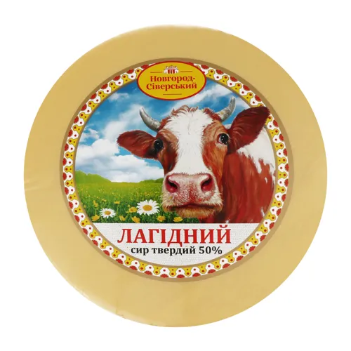 Сир 50% твердий Лагідний Новгород-Сіверський кг
