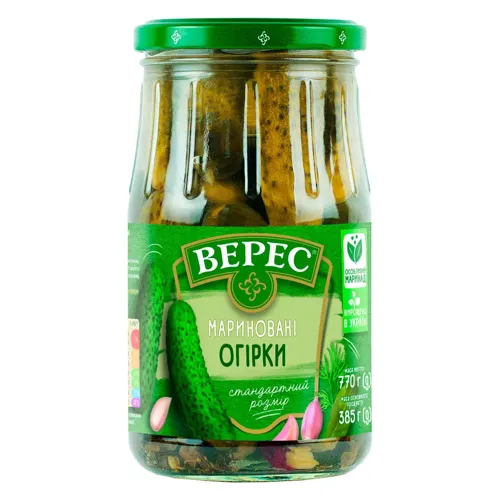 Огірки Верес мариновані 770г