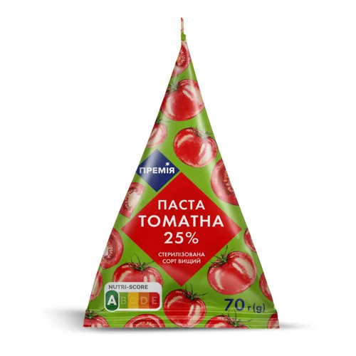 Паста томатна Премія 25% пірамідка,70г