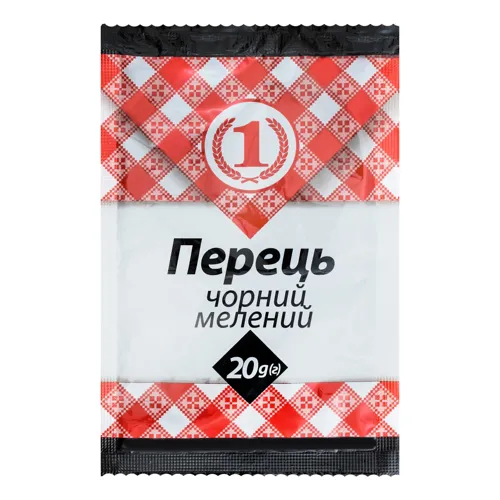 Перець чорний мелений №1 м/у 20г