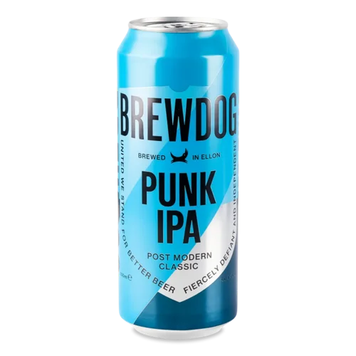 Пиво BrewDog Punk IPA світле з/б