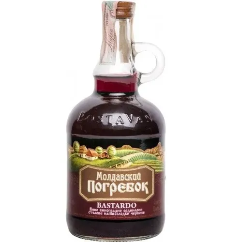 Вино Молдавпогреббастардо червоне напівсухе