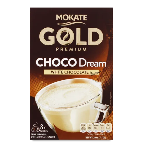 Гарячий Шоколад В/Ґ Преміум З Смаком Білого Шоколаду, 8.25 Г