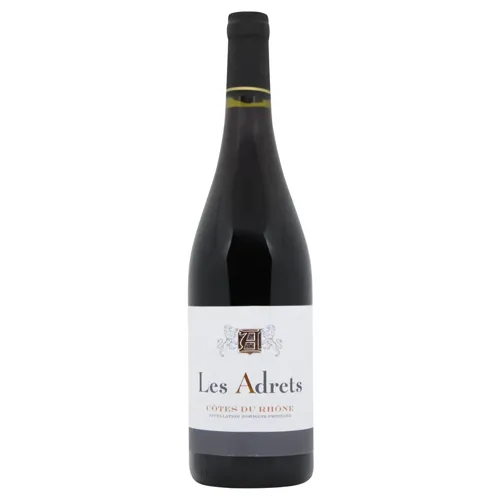 Вино Les Adrets AOC Cotes du Rhone Rouge червоне сухе 13% 0,75л