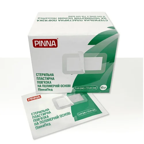 Пов'язка пластирна Pinna ПіннаПед пол стер 5*7,5см