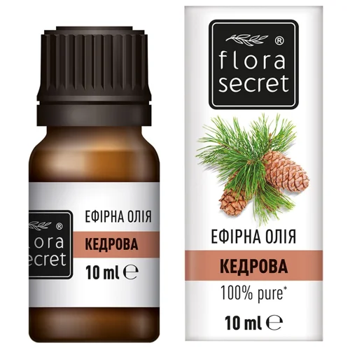 Ефірна олія Flora Secret кедрова 10мл