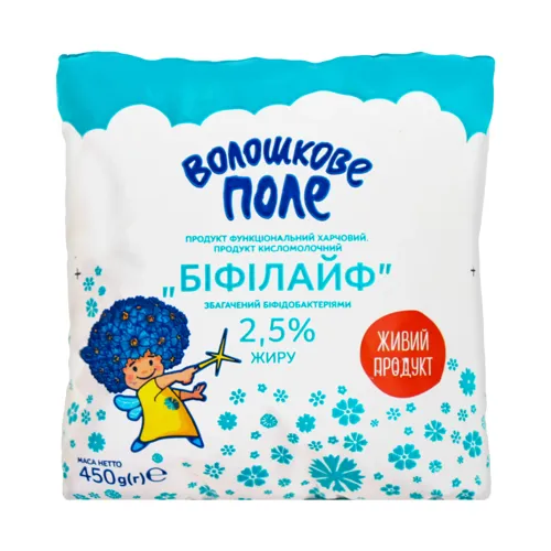 Кефір Біфілайф Волошкове Поле 2,5%, 500г