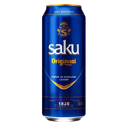 Пиво Saku Originaal 4,7% 0,5л