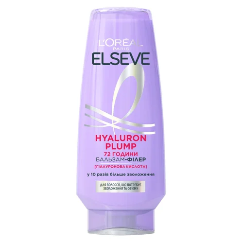 Бальзам-філлер L'Oreal Paris Elseve Hyaluron Plump для волосся, що потребує зволоження та об'єму 200мл