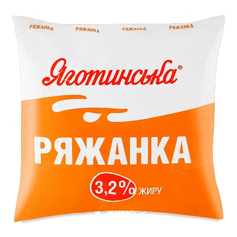 Ряжанка Яготинська 3,2% п/e, 400г