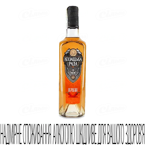 Настоянка Козацька Рада Перцева 40% 0,5л