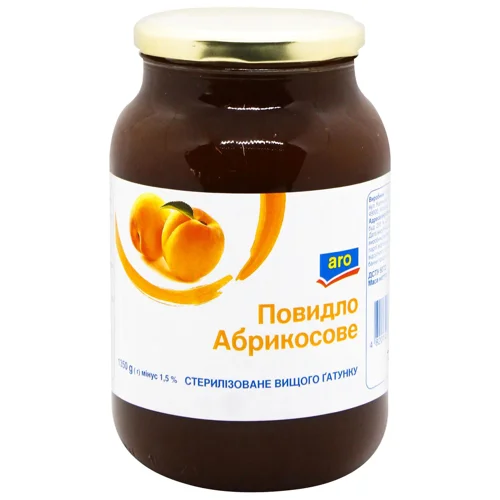 Повидло Aro абрикосове 1,35кг