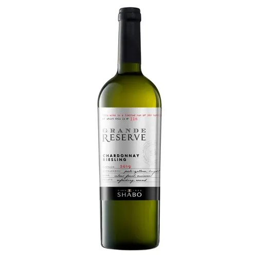 Вино Shabo Grande Reserve Chardonnay Riesling біле сухе 12,6% 0,75л