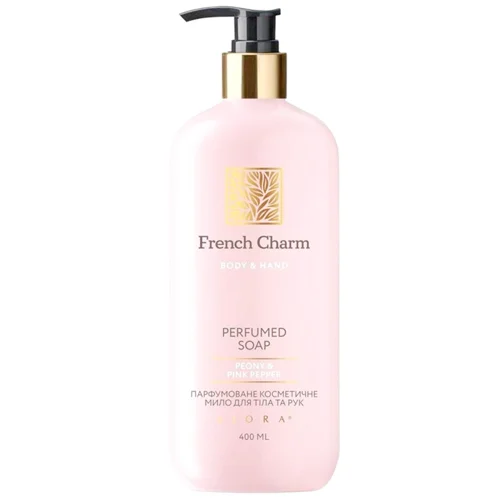Мило Liora French Charm Peony&Pink Pepper для рук та тіла парфумоване 400 мл