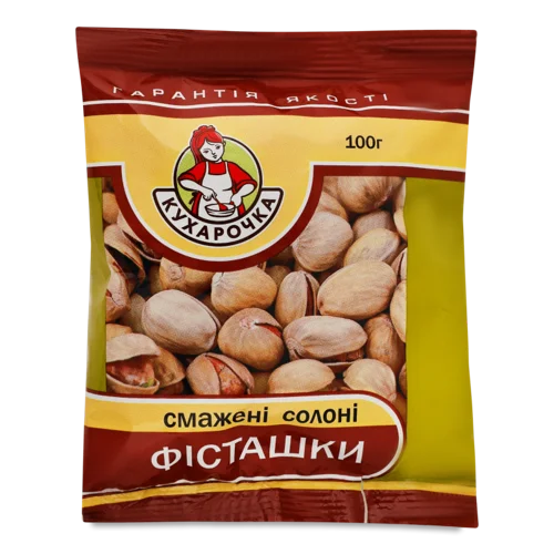 Фісташки Солоні, Вищого Ґатунку, 100 Г