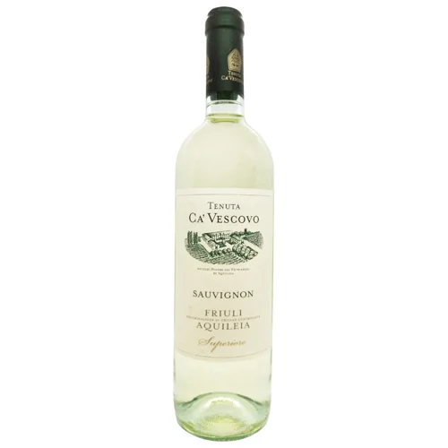 Вино Tenuta Ca'Vescovo Sauvignon Superiore Friuli Aquileia біле сухе 12,5% 0,75л