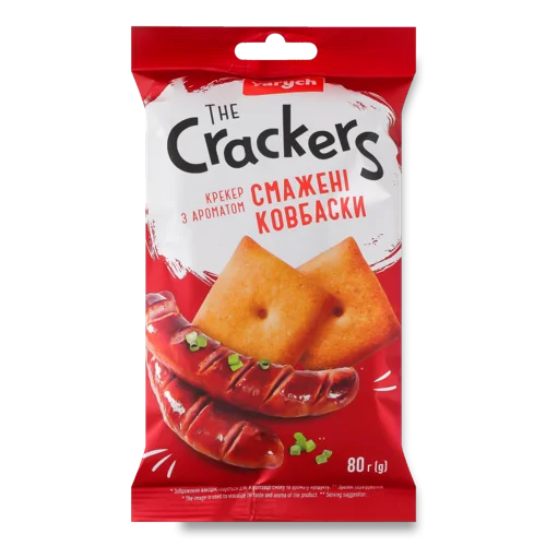 Крекер Смажені Ковбаски Yarych В/к 80г