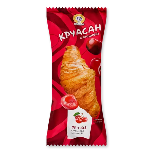 Круасан З Вишнею Вищого Ґатунку, м/у 75г
