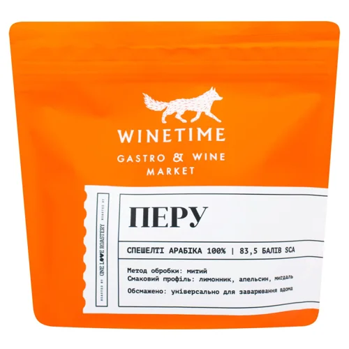 Кава в зернах Winetime Перу 250г