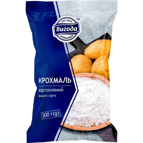 Крохмаль Вигода картопляний вищого сорту 300г