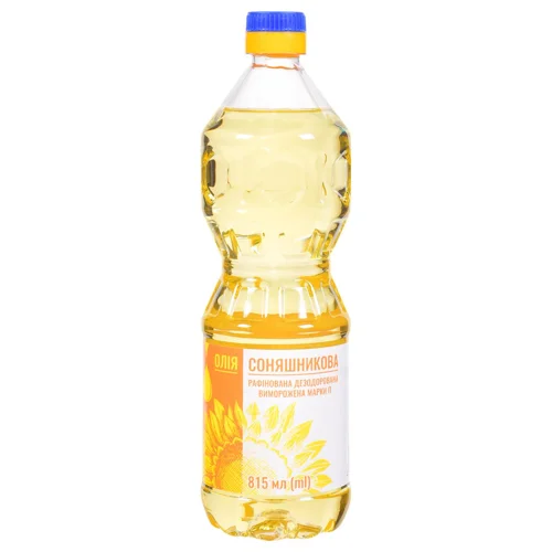Олія соняшникова Субота рафінована 0,815л
