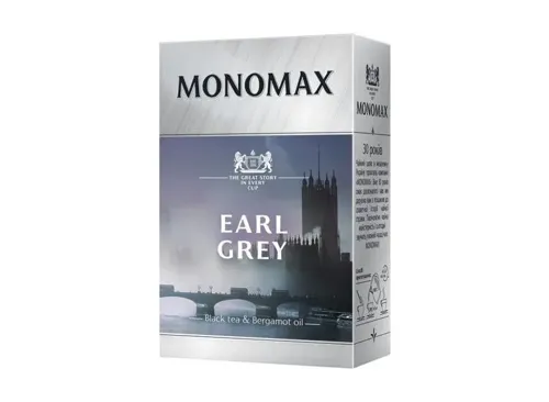 Чай чорний цейлонський байховий листовий з бергамотом Earl Grey Monomax