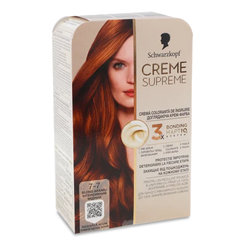 Крем-фарба Для Волосся Creme Supreme №7-7 Schwarzkopf, 1шт