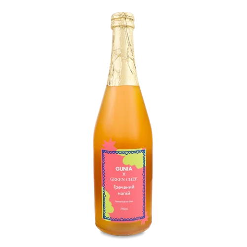 Напій Безалкогольний Ферментований Комбуча Гречана Green Chef, с/пл 770мл