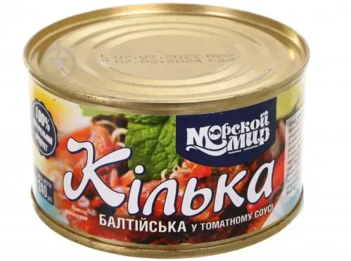 Кілька Морський мир Балтійська у томатному соусі 240г
