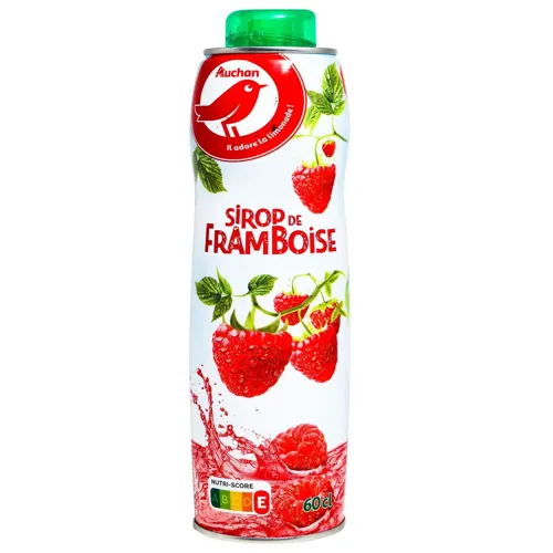 Сироп Ашан Малина 0,6л