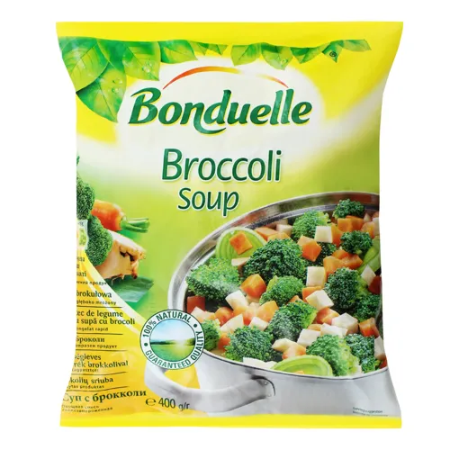 Суміш овочева заморожена Суп з броколі Bonduelle 400г