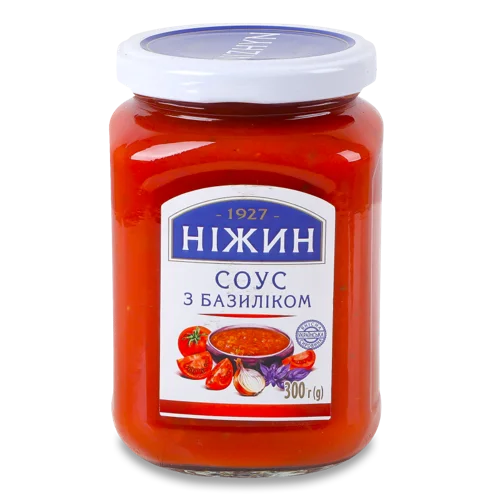 Соус Томатний З Базиліком, Вищого Ґатунку, С/Б 300г