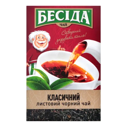 Чай чорний байховий листовий Класичний Бесіда 80г