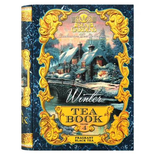 Чай чорний+зелений листовий ароматизований Winter Tea Book 4 Sun Gardens 100г