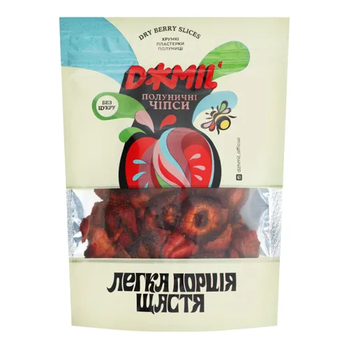Чіпси полуничні Dжmil д/п 30г
