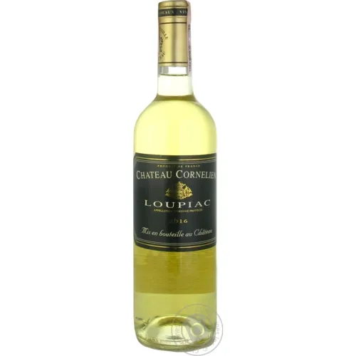 Вино Chateau Cornelien Loupiac біле сухе 12,5% 0,75л