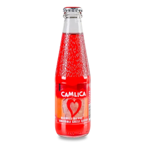 Вода З Газом Camlica Зі Смаком Червоних Фруктів, 0.5л, с/б
