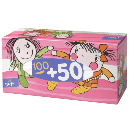 Серветки паперові Bella Baby Happy унiверсальні двошарові 150шт