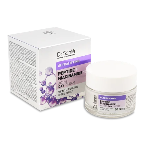 Крем для обличчя Ultralifting Пептид+Ніацинамід Активний Денний, 50 мл Dr.Sante