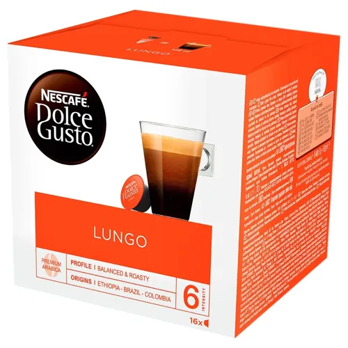 Кава мелена Nescafe Dolce Gusto Lungo в капсулах 104г