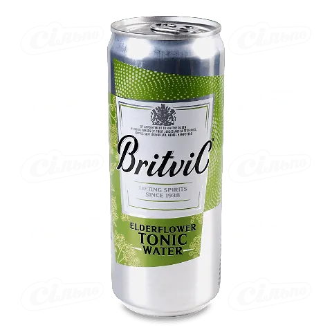 Напій Britvic Elderflower Tonic безалкогольний газований, 0,33л