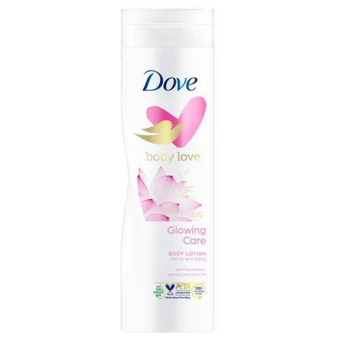 Лосьйон для тіла Dove Сяяння з квітами лотосу та рисовим молочком 250мл